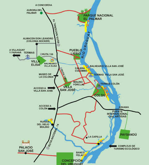 Plano Turistico de Concepcion del Uruguay